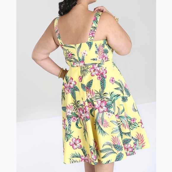 Kalani 50’s Dress by Hell Bunny - Picture 3 of 16